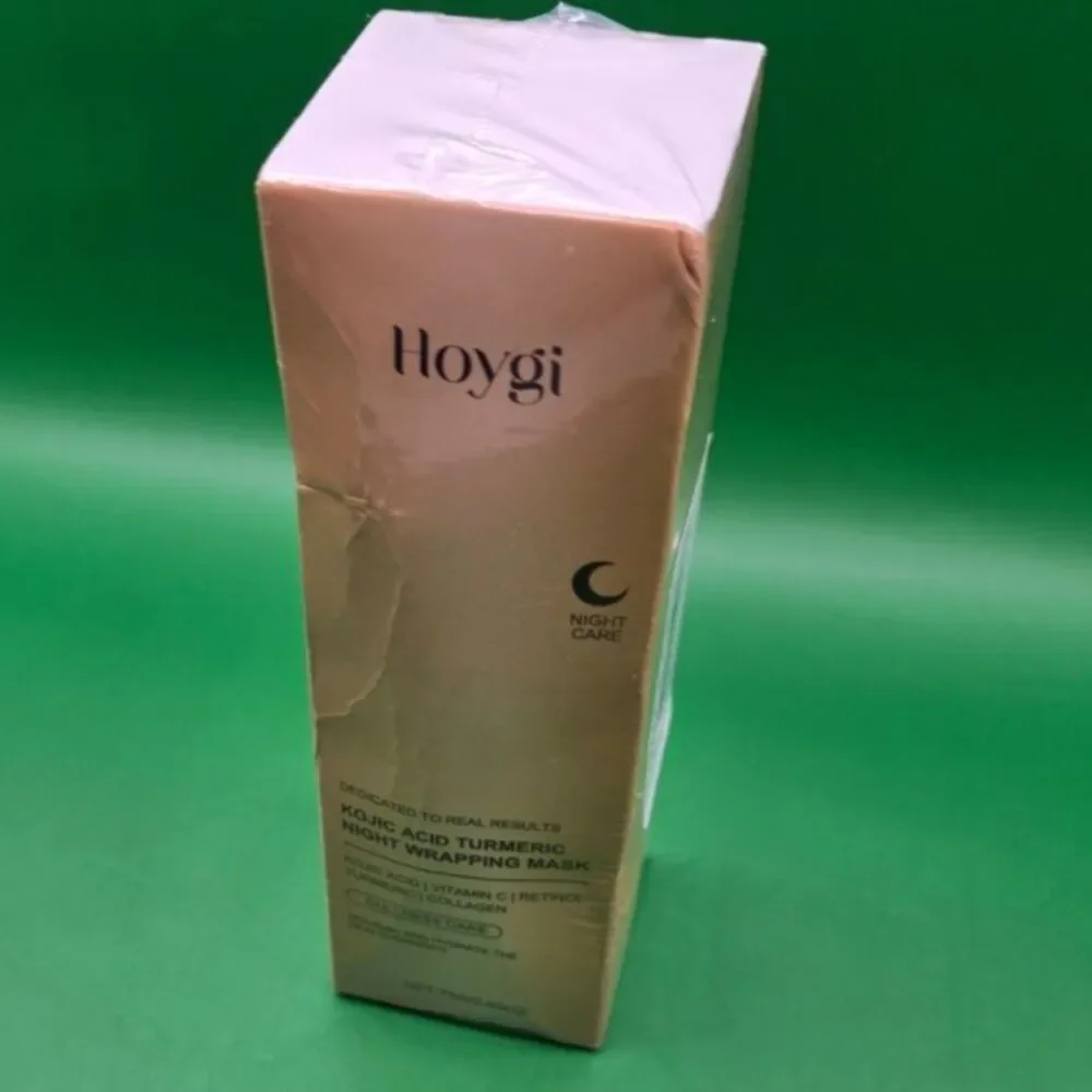 Hoygi Kojic Acid Turmeric Night Wrapping Mask 75g / 2.65 oz - Sealed
